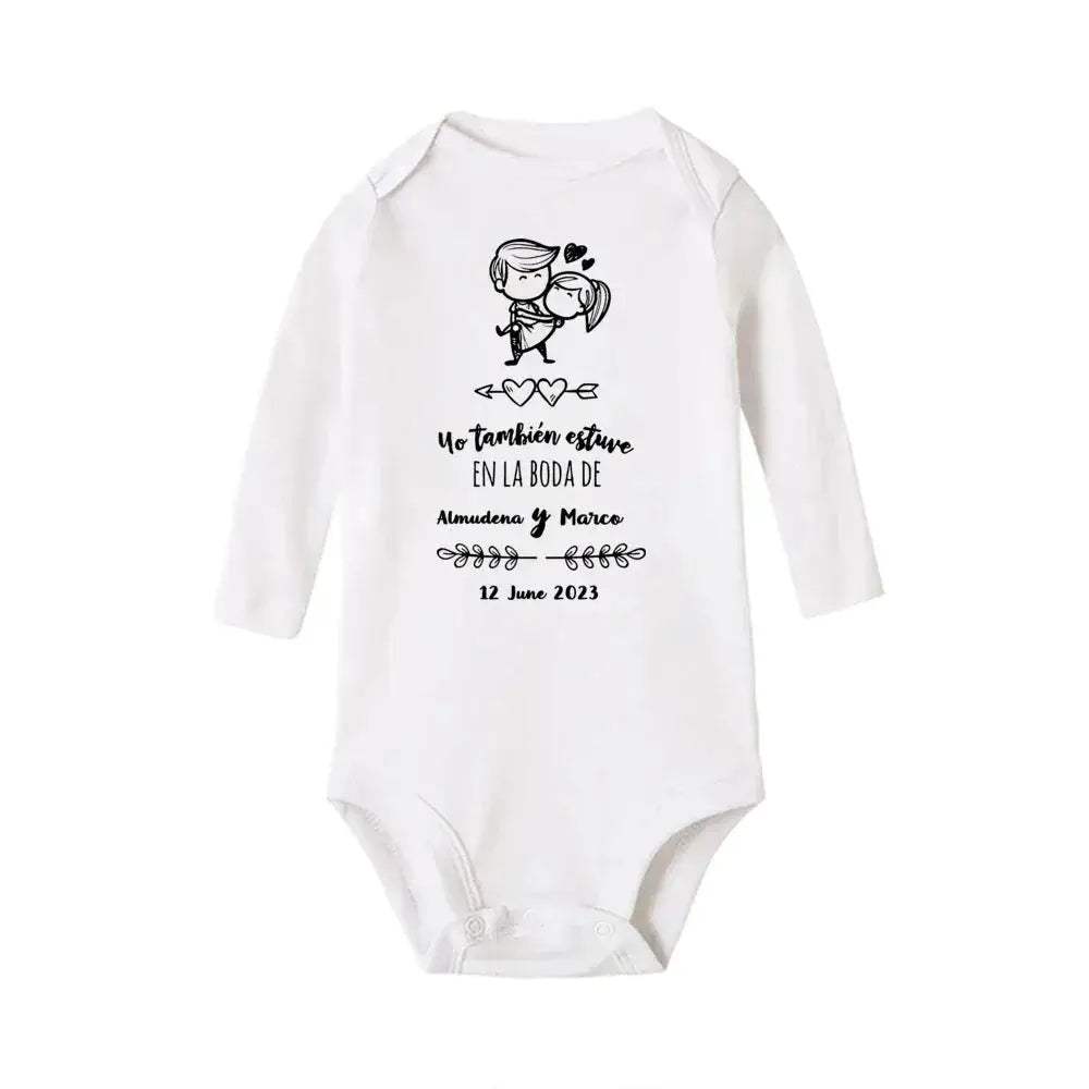 Personalized Baby Bodysuit With Custom Name For Weddings - Image 11