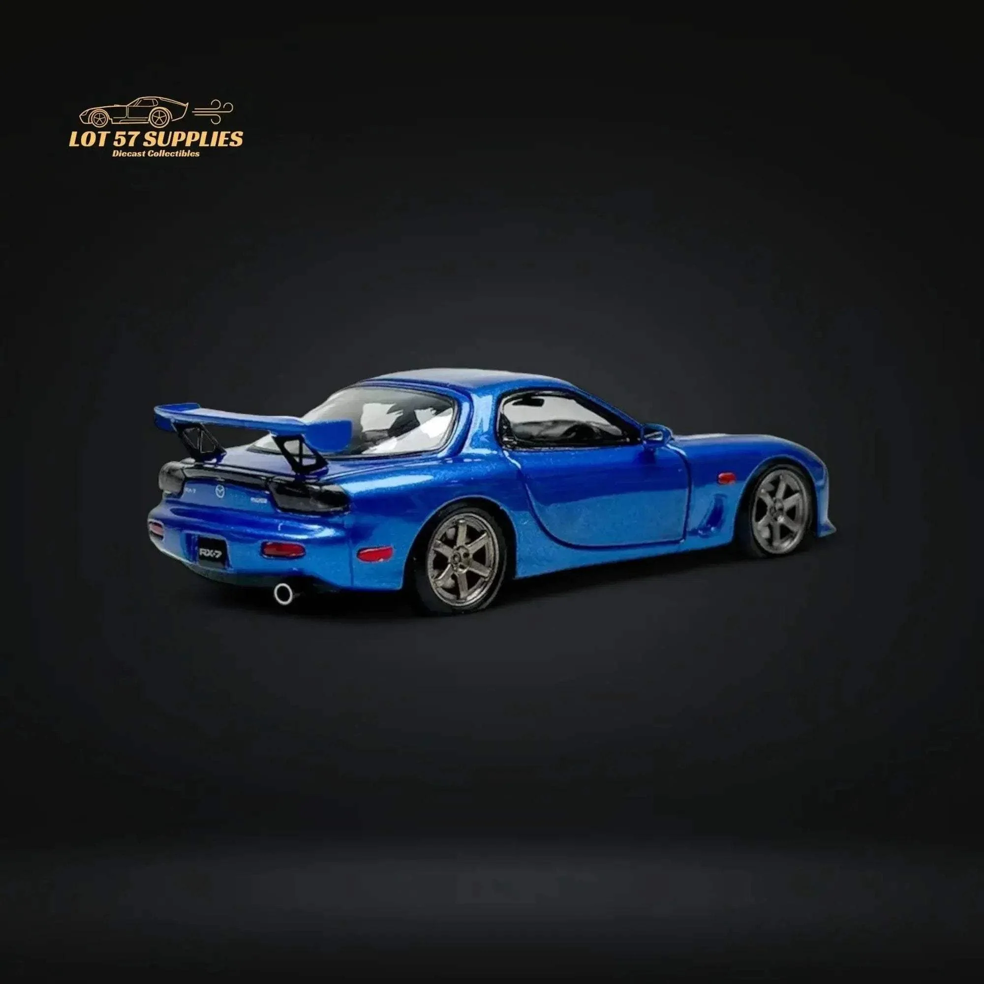 PGM Mazda RX-7 FD3S Metallic Blue 1:64 - Image 4