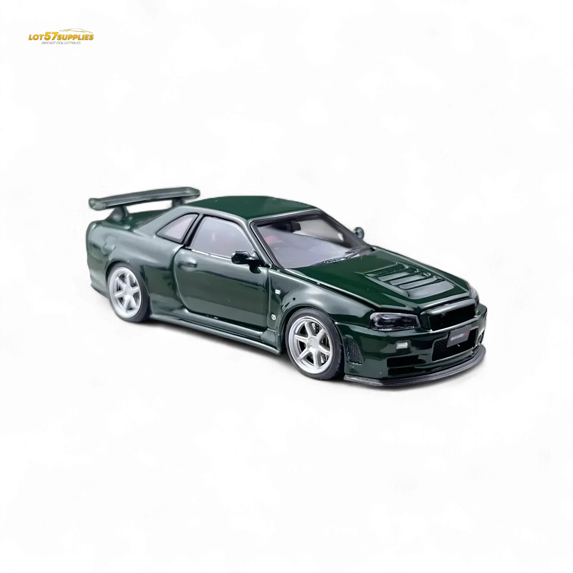 PGM Nissan GTR R34 Z-TUNE British Green 1:64 - Image 2