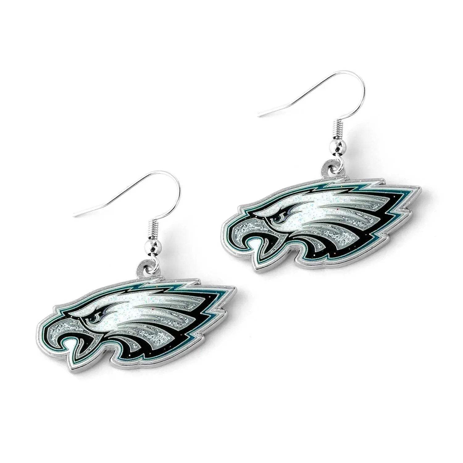 Philadelphia Eagles Glitter Dazzle Earrings Jewelry