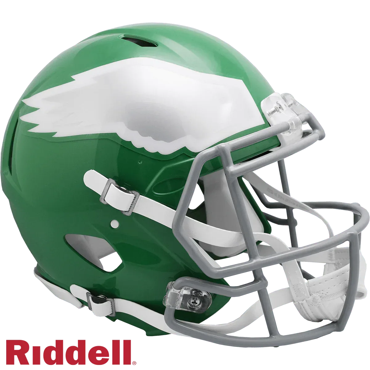 Philadelphia Eagles Riddell Authentic Speed Helmet On Field