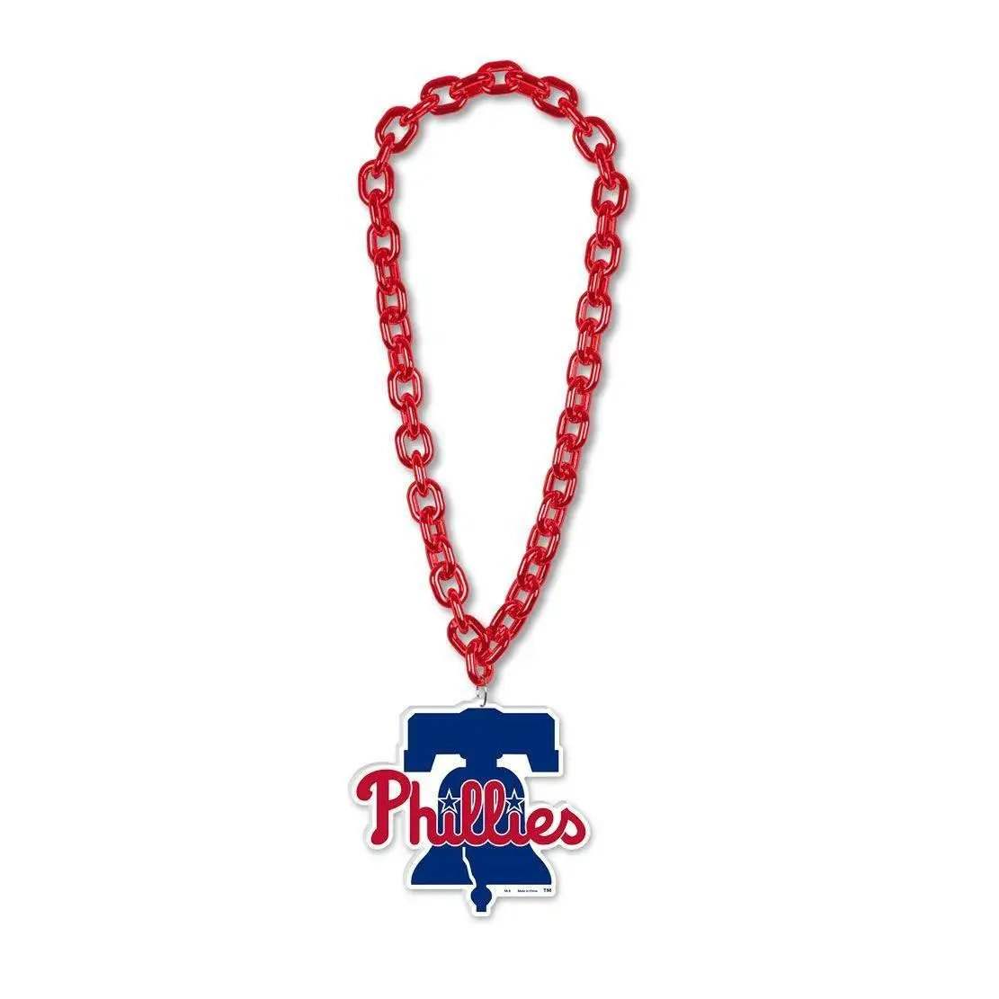 Philadelphia Phillies Big Fan Necklace 38 Inch Chain