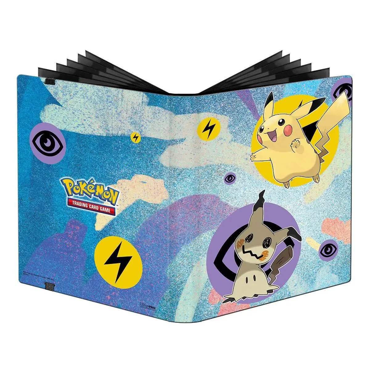 Pikachu And Mimikyu 9 Pocket Pro Binder Pokemon Cards