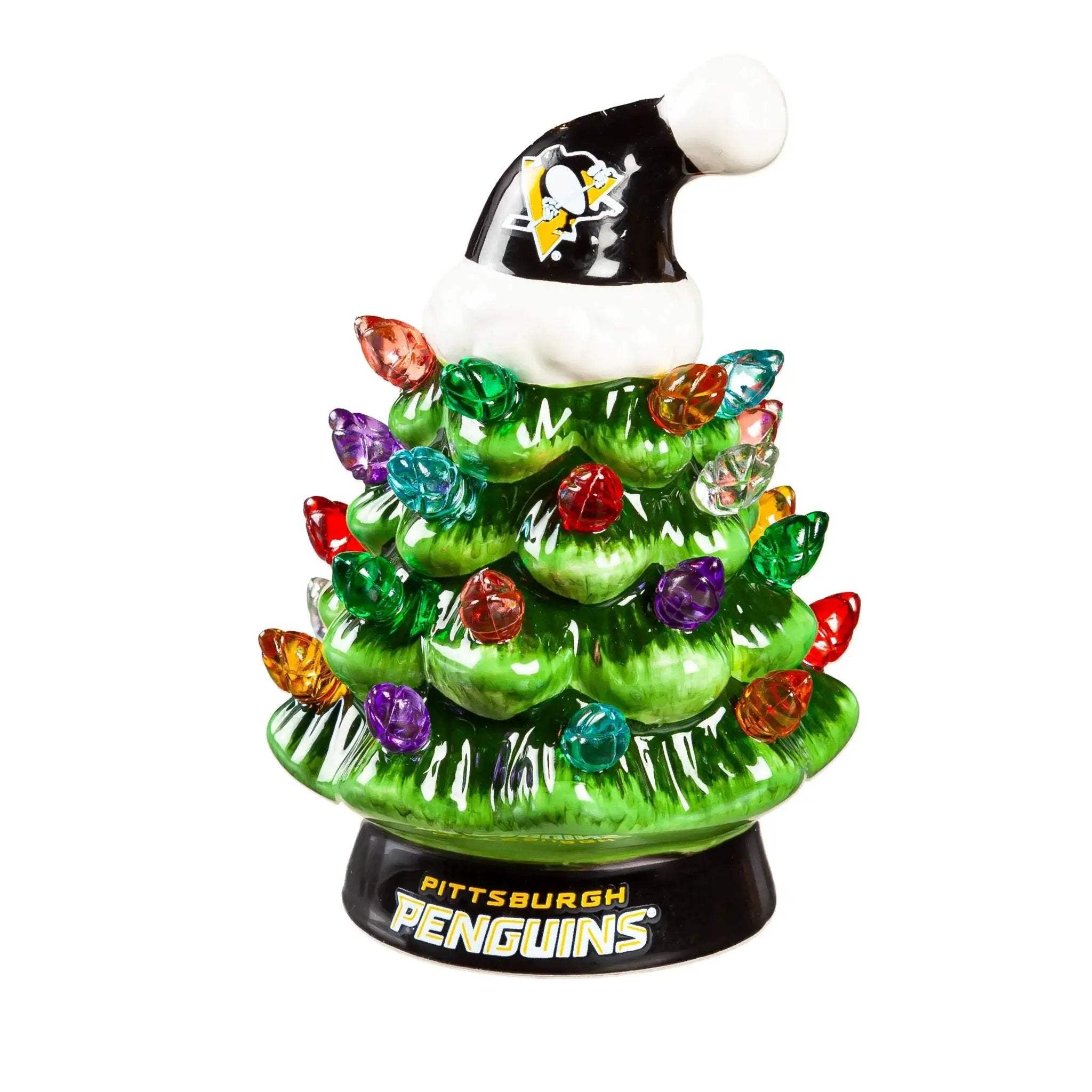 Pittsburgh Penguins 4 Inch LED Christmas Tree Tabletop