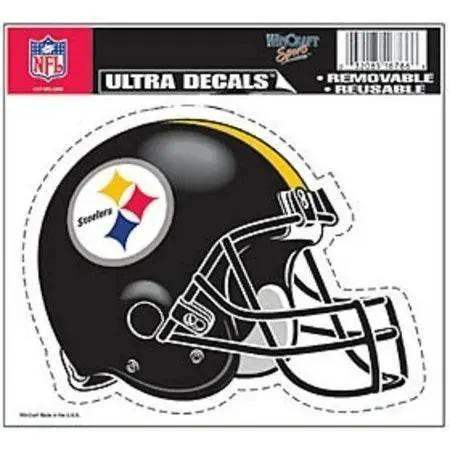 Pittsburgh Steelers Decal 5x6 Multi Use Color Helmet