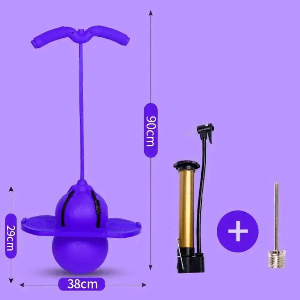 Pogo Bouncing Ball With Handle And Pumps, 220 Lb Capacity, For Kids And Adults - Image 15