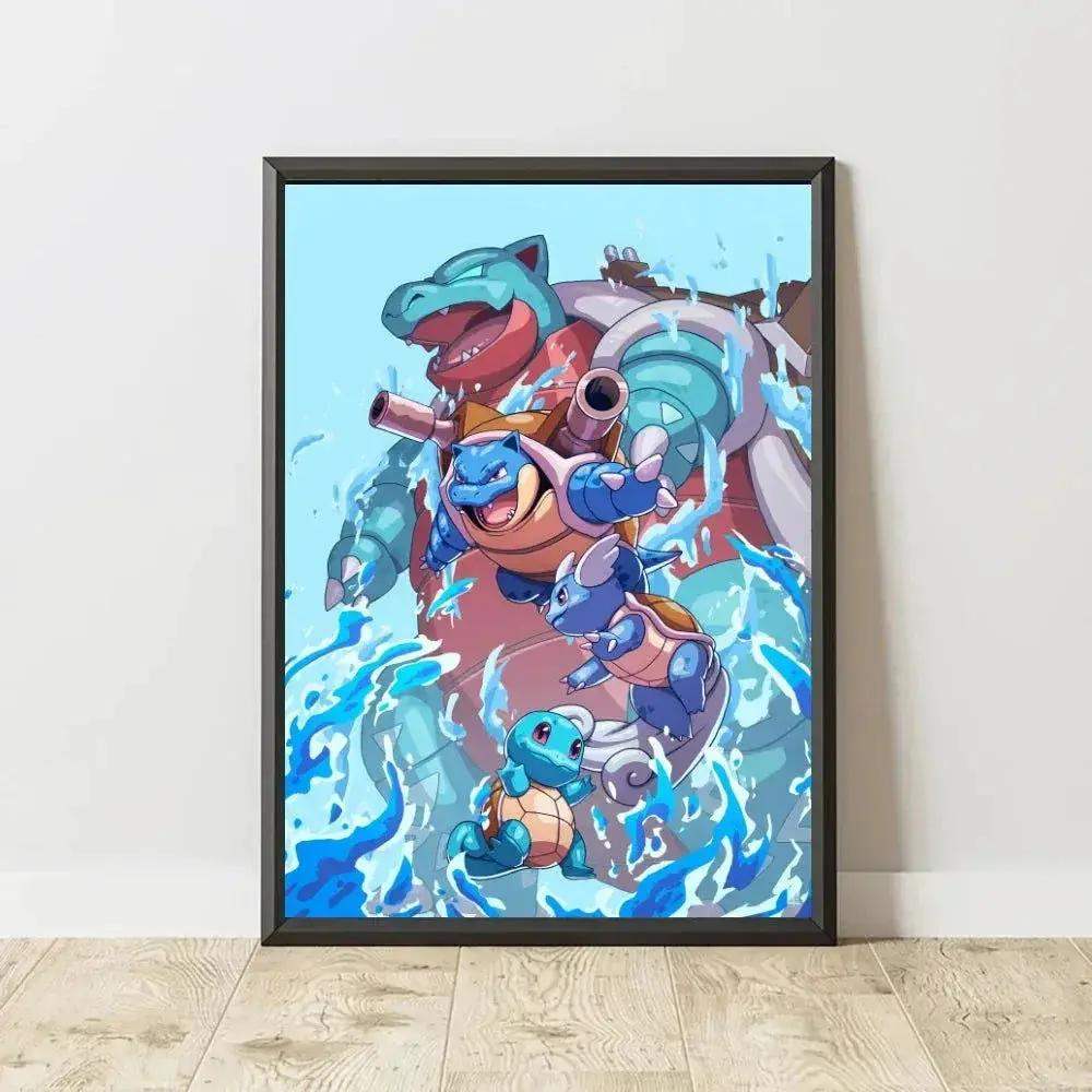 Pokemon Canvas Artwork, Wall Art Poster Prints Home Hanging Wall Decoration Decorative Modern Living Room - Image 5