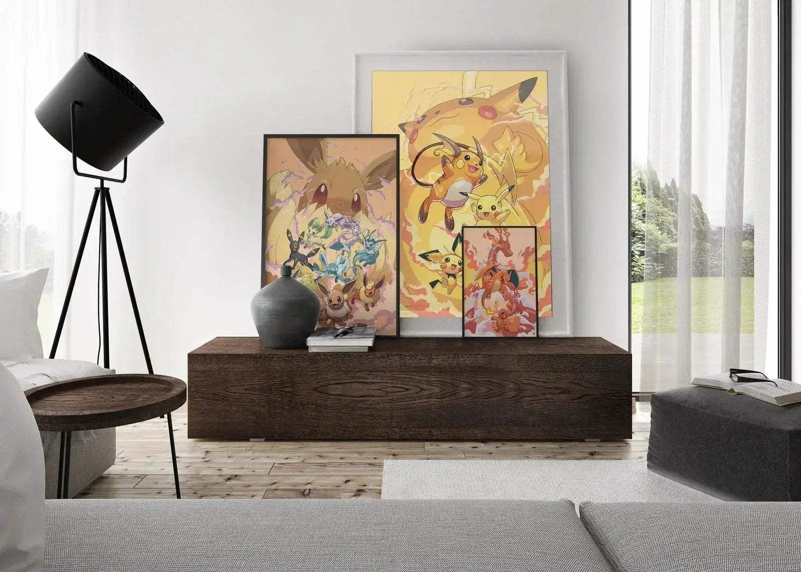 Pokemon Canvas Artwork, Wall Art Poster Prints Home Hanging Wall Decoration Decorative Modern Living Room - Image 7