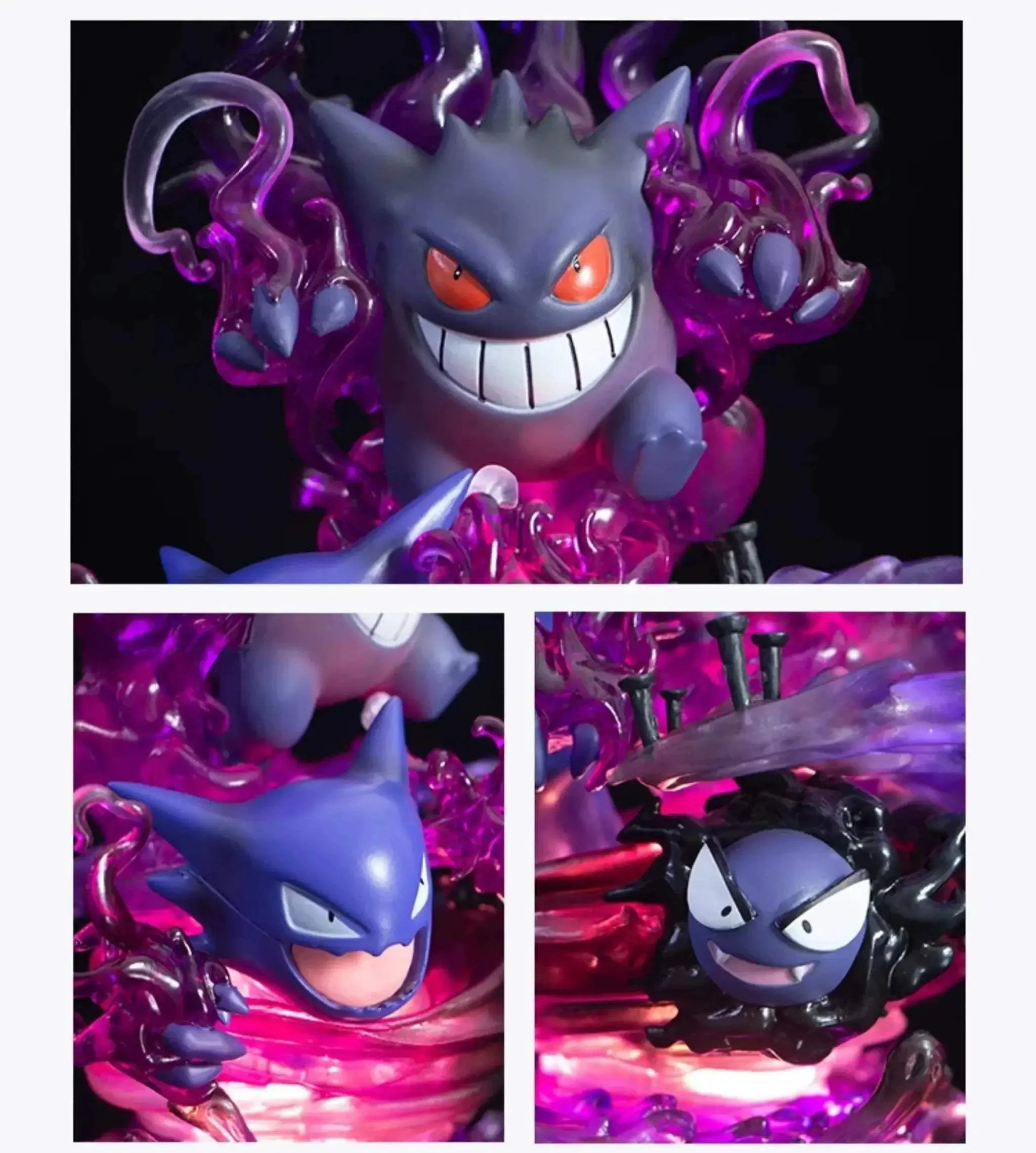 Pokemon Evolution LED Anime Figures, PVC Statue Model Toy Collections 20-35cm - Image 13