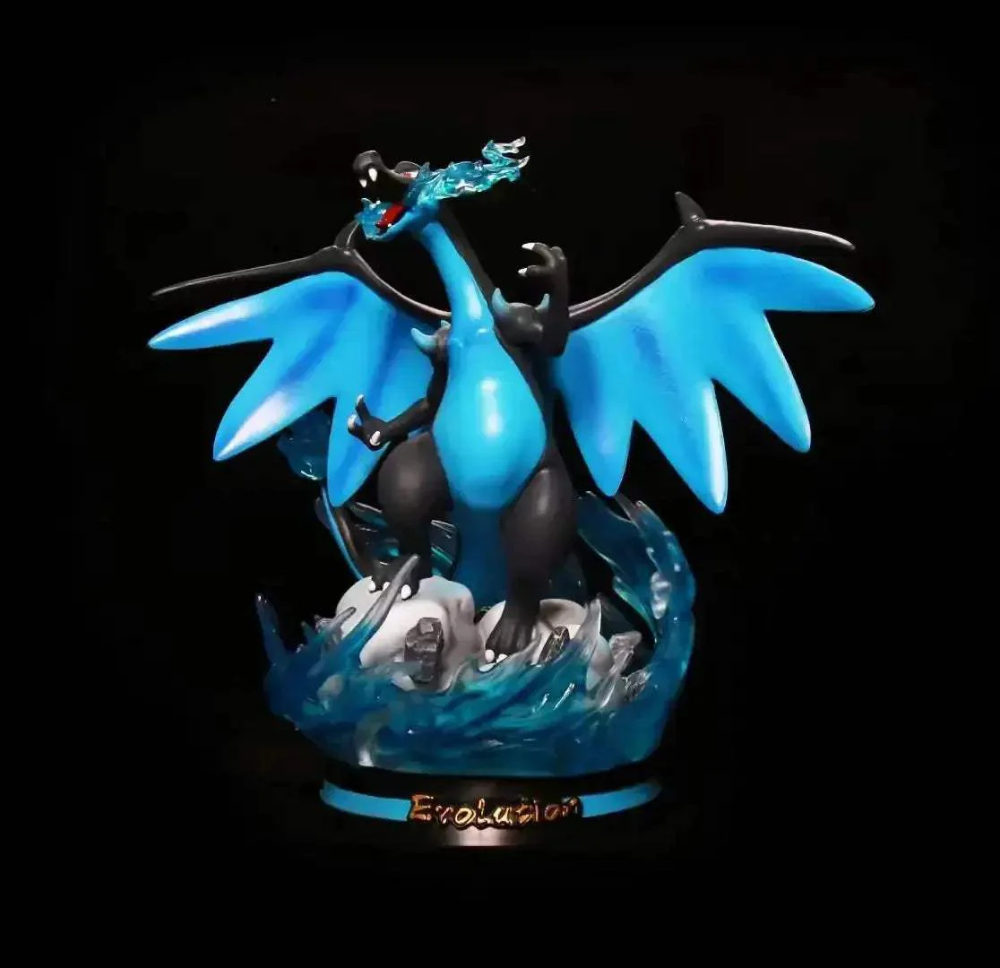 Pokemon Evolution LED Anime Figures, PVC Statue Model Toy Collections 20-35cm - Image 31