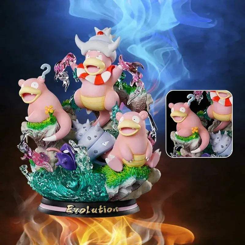 Pokemon Evolution LED Anime Figures, PVC Statue Model Toy Collections 20-35cm - Image 33