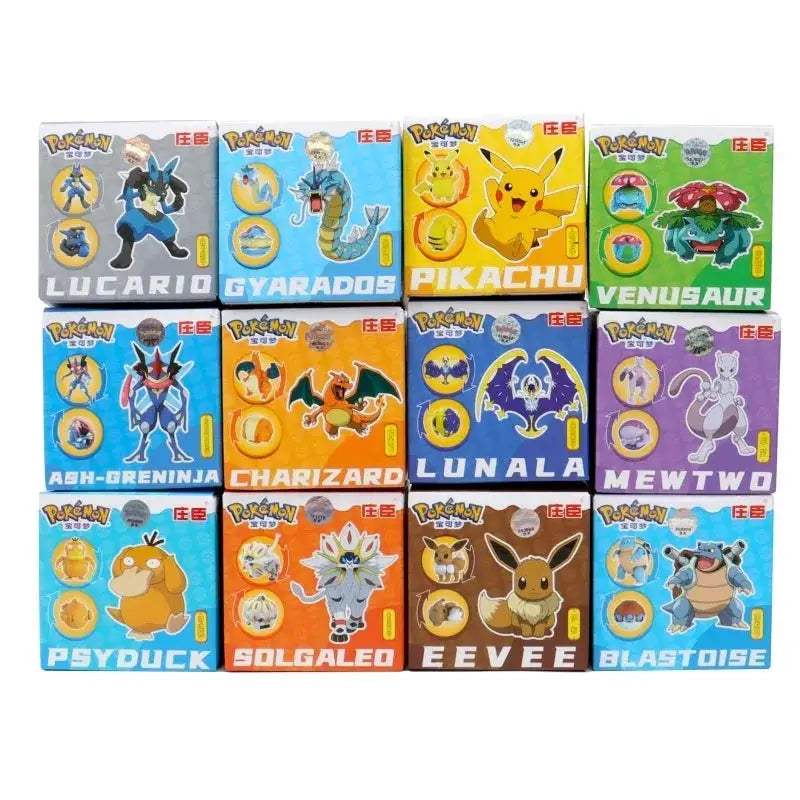 Pokemon Pokeball Anime Figures Toys, Pikachu Gengar Dragonite Snorlax Lapras Pocket Pokeball Toys - Image 13