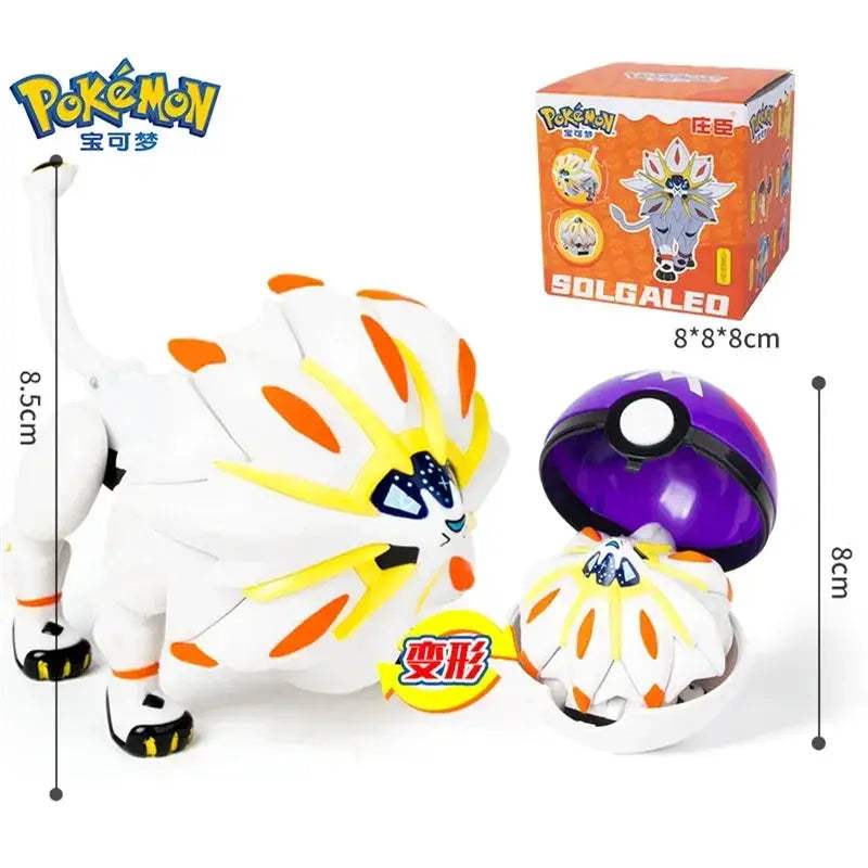 Pokemon Pokeball Anime Figures Toys, Pikachu Gengar Dragonite Snorlax Lapras Pocket Pokeball Toys - Image 19