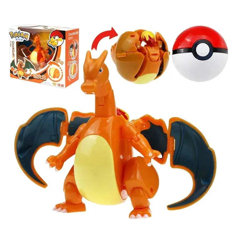 Pokemon Pokeball Anime Figures Toys, Pikachu Gengar Dragonite Snorlax Lapras Pocket Pokeball Toys - Image 24