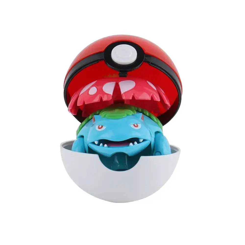 Pokemon Pokeball Anime Figures Toys, Pikachu Gengar Dragonite Snorlax Lapras Pocket Pokeball Toys - Image 43