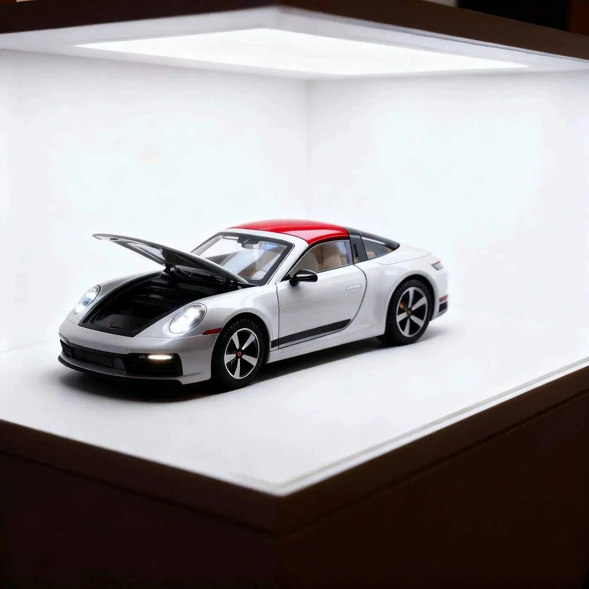 Porsche 911 Diecast Convertible Model 1 32 Scale With Sound - Image 5