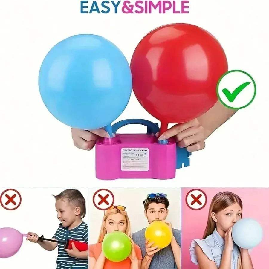 Portable Automatic Electric Balloon Pump With Dual Hole Inflation - Image 5