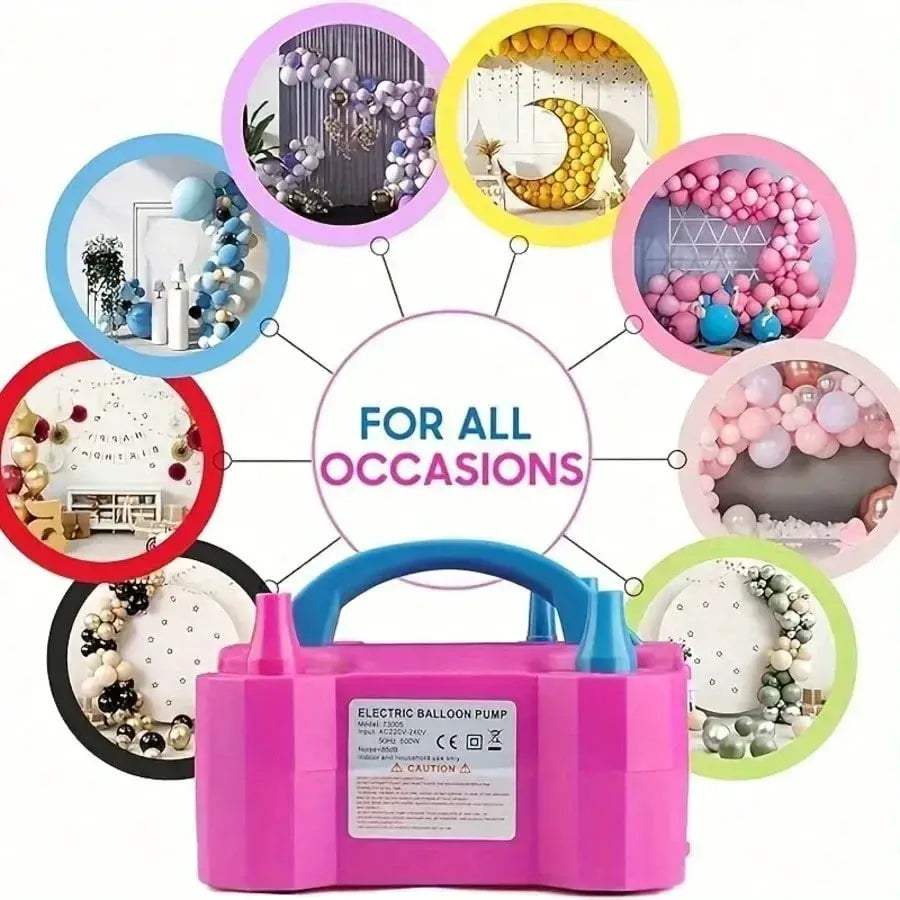 Portable Automatic Electric Balloon Pump With Dual Hole Inflation - Image 6
