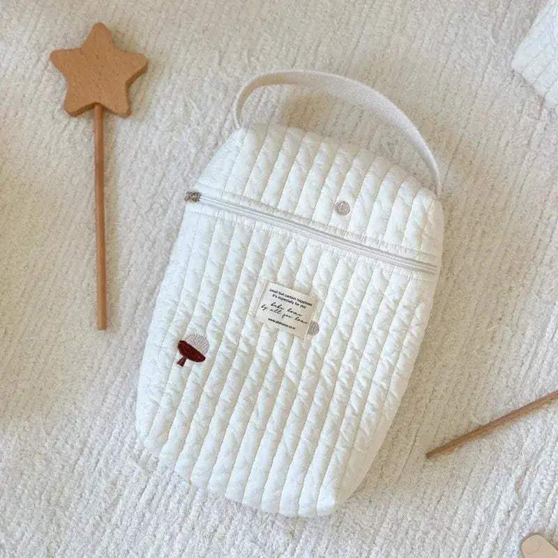 Portable Diaper Bag With Zipper Wet Bag For Stroller - Image 8