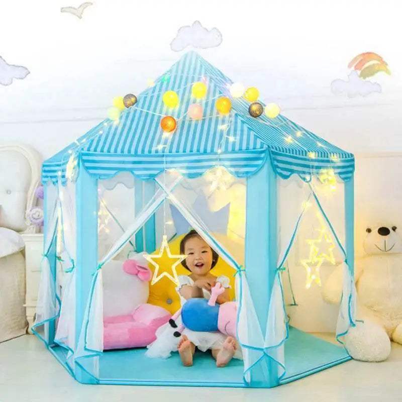Portable Kids Play Tent Foldable Castle For Kids Outdoors - Image 2