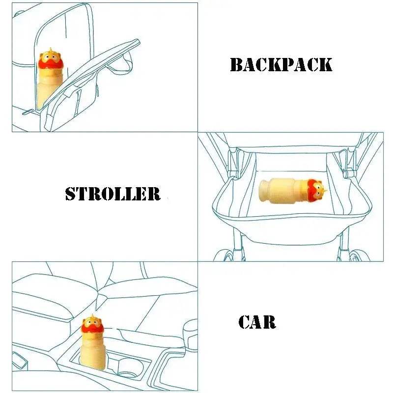 Portable Kids Urinal For Travel Potty Leakproof 600ml - Image 4