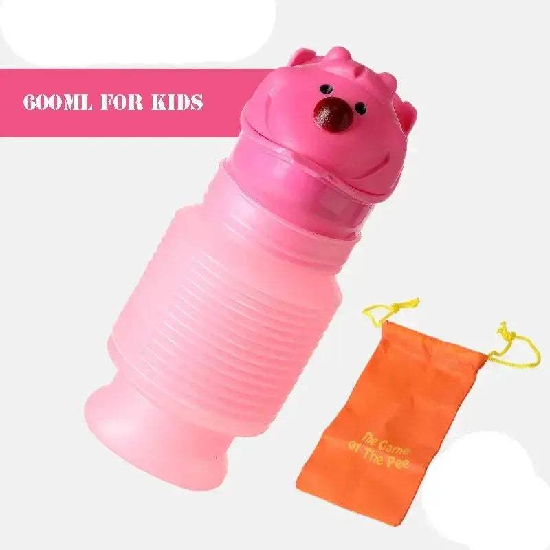 Portable Kids Urinal For Travel Potty Leakproof 600ml - Image 8