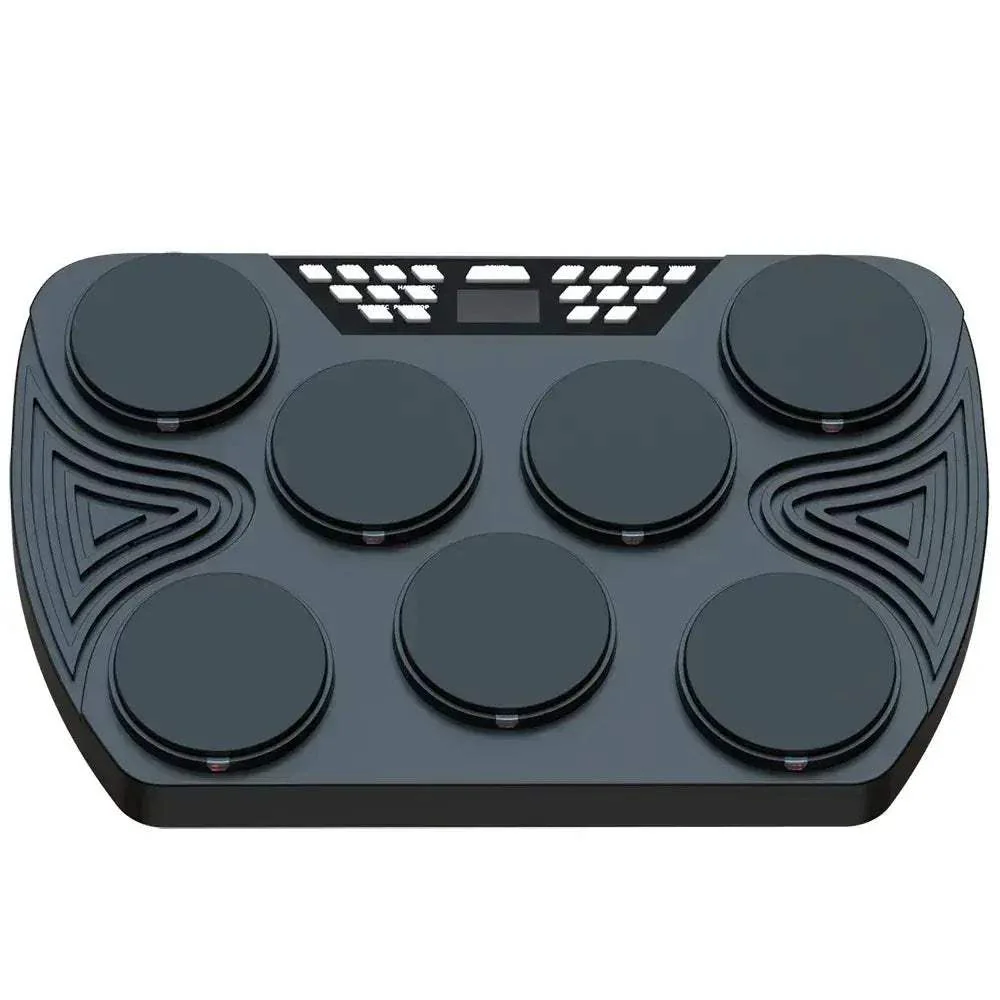 Portable USB Rechargeable Electronic Drum Set With 7 Pads - Image 2