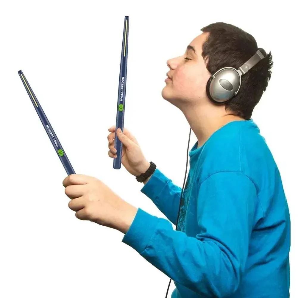Portable Virtual Air Drum Set For Beginners With VR - Image 5