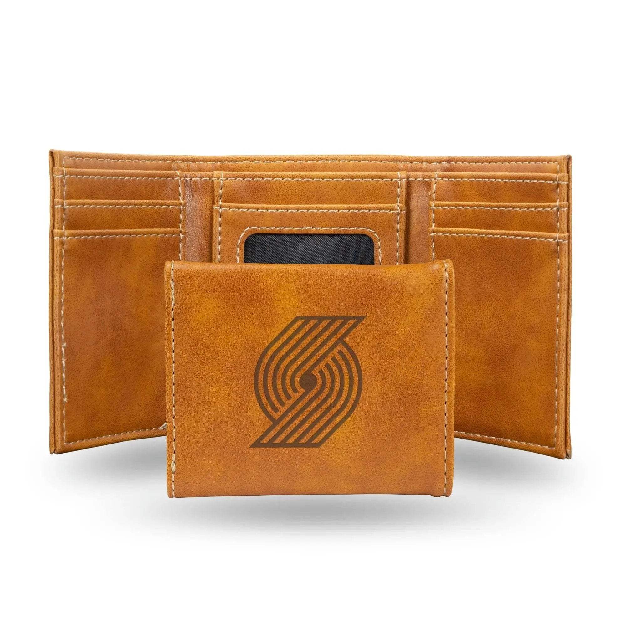 Portland Trail Blazers Trifold Wallet Engraved Gift