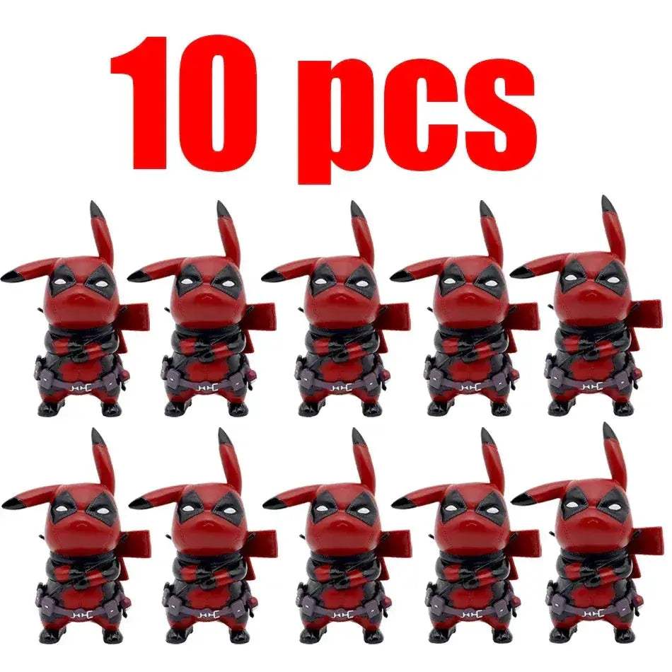Premium Action Figure Pikachu Deadpool Q Version Desk Decor - Image 8