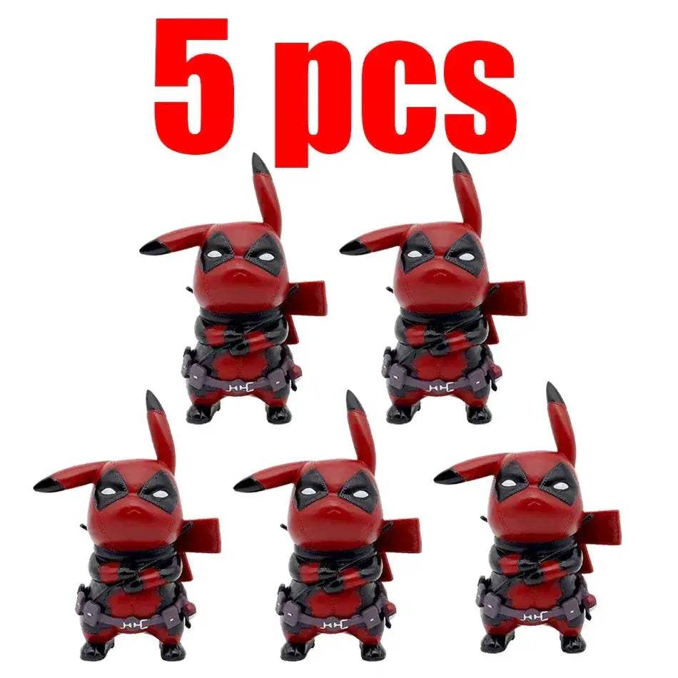Premium Action Figure Pikachu Deadpool Q Version Desk Decor - Image 9