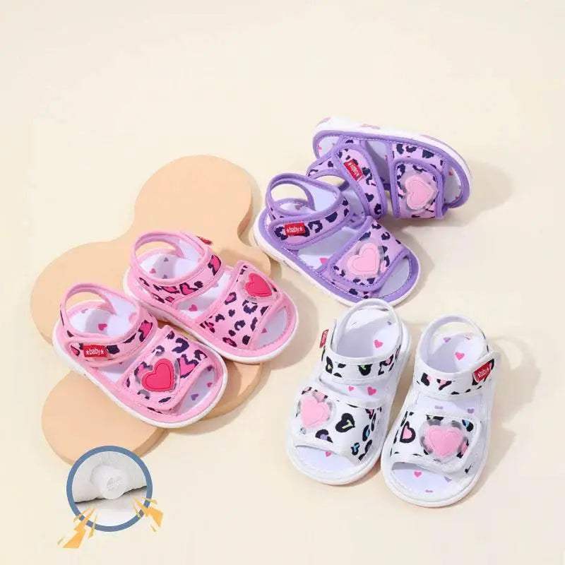 Premium Baby Shoes Squeaky Summer Sandal With Anti Slip Outsole For Toddler Girls - Image 3