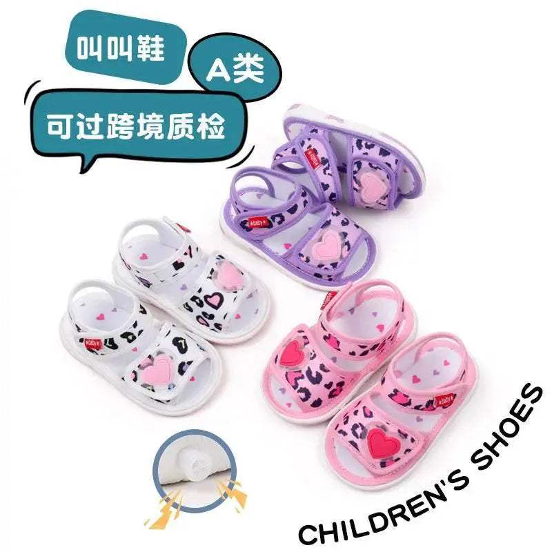 Premium Baby Shoes Squeaky Summer Sandal With Anti Slip Outsole For Toddler Girls - Image 5