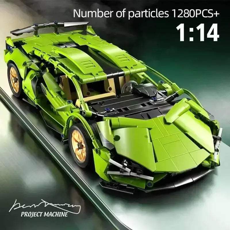 Premium Blocks Kit With Electric Motor For RC Enthusiasts