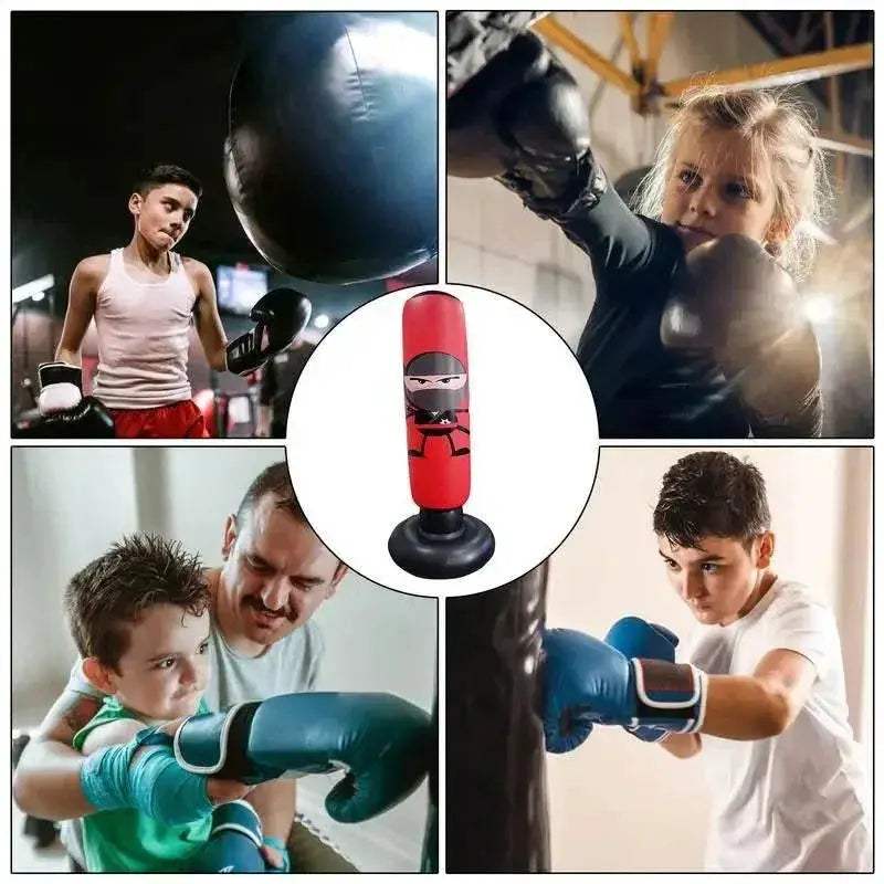 Premium Boxing Bag Inflatable PVC Training For Kids - Image 6