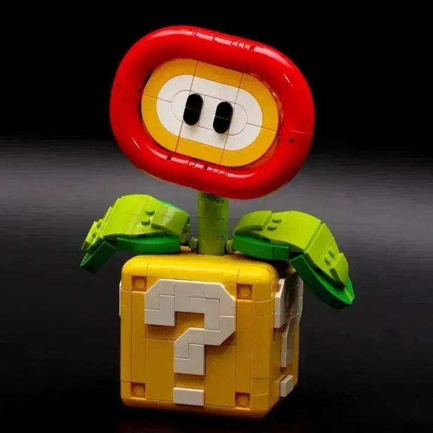Premium Building Block Set Cannibalism Plant Model MOC Flame Flower Educational For Kids - Image 7