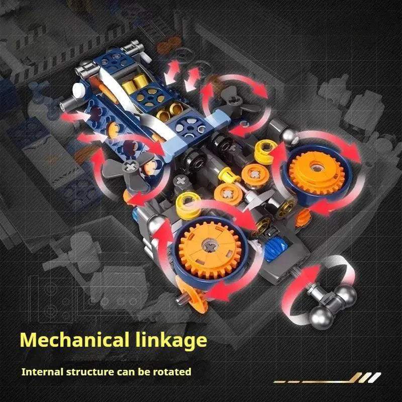 Premium Building Block Set Dual Size Blocks Aircraft Carrier Battleship Model For Boys - Image 6