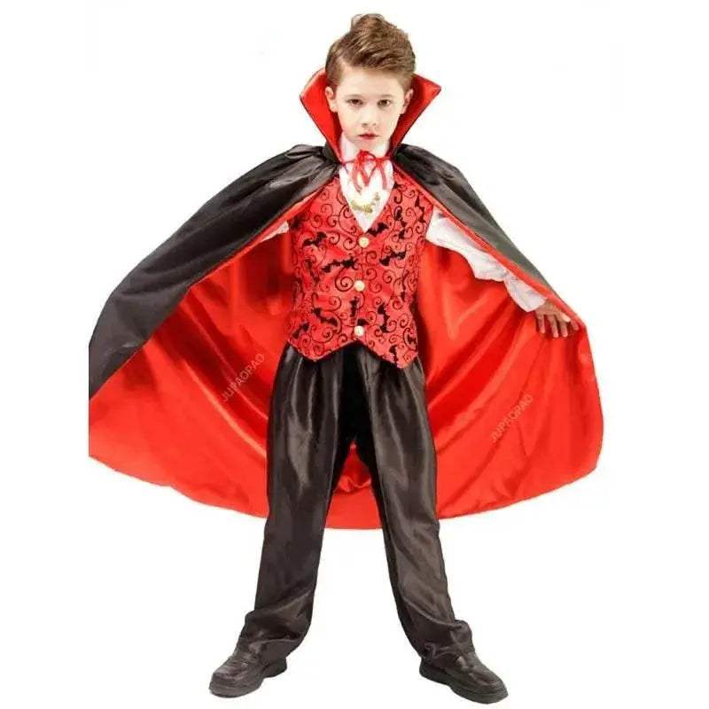 Premium Children Costumes Vampire Cloak Set For Halloween - Image 2