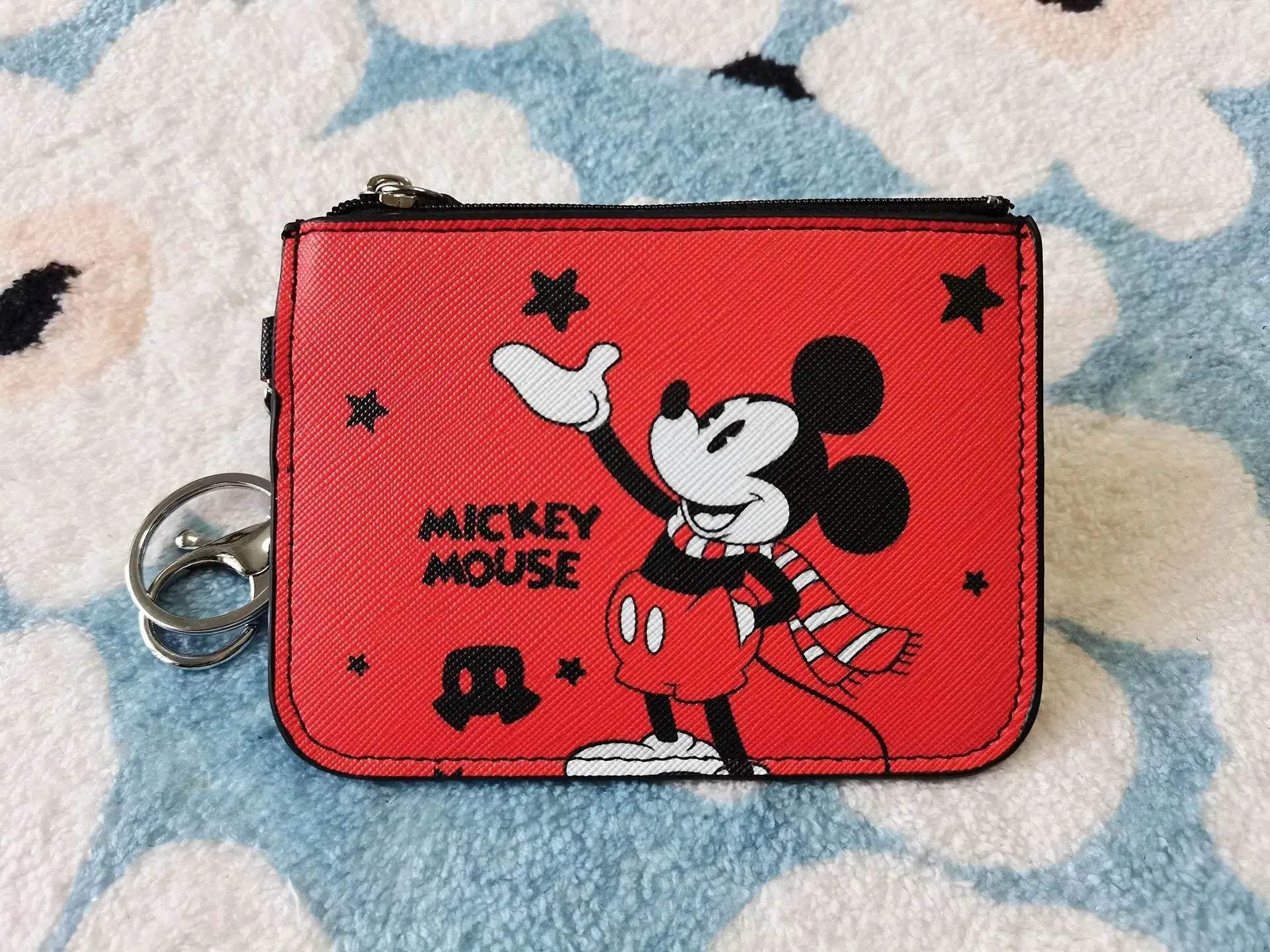 Premium Coin Purse Keychain Disney Mickey Minnie Cartoon Design PU Material For Students - Image 17