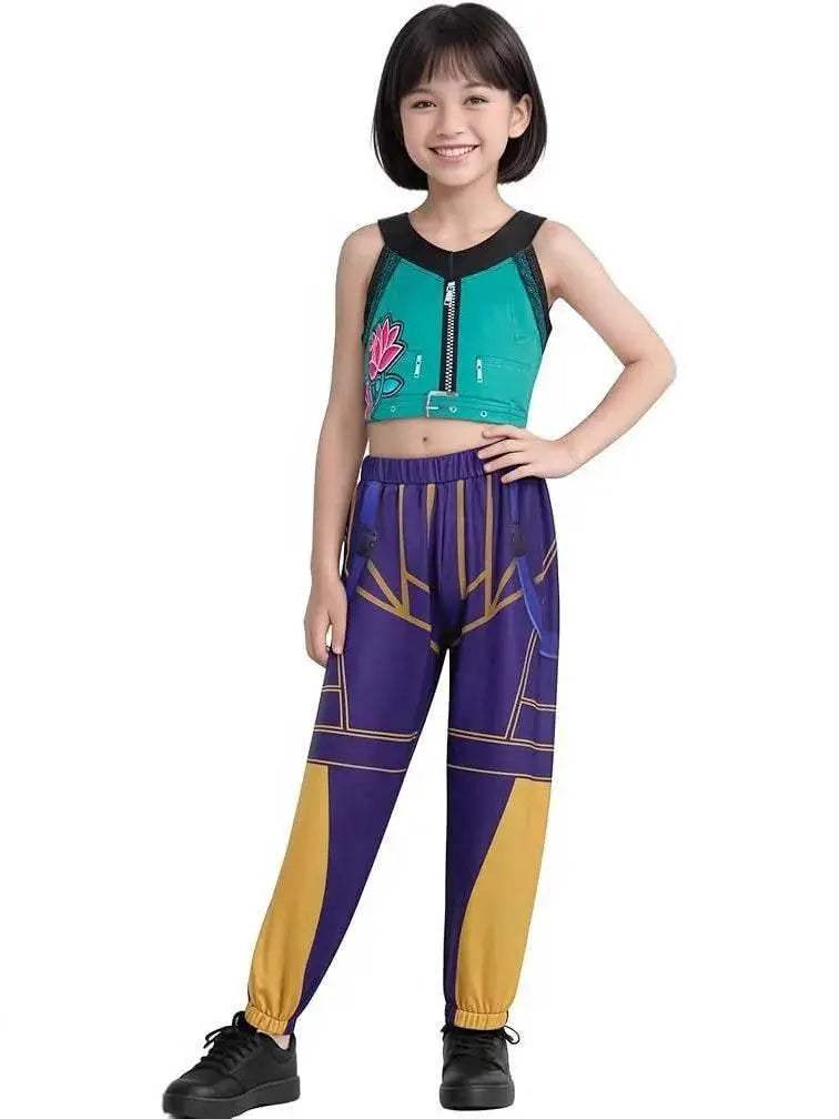 Premium Cosplay Costume Demon Hunters Theme For Children - Image 7