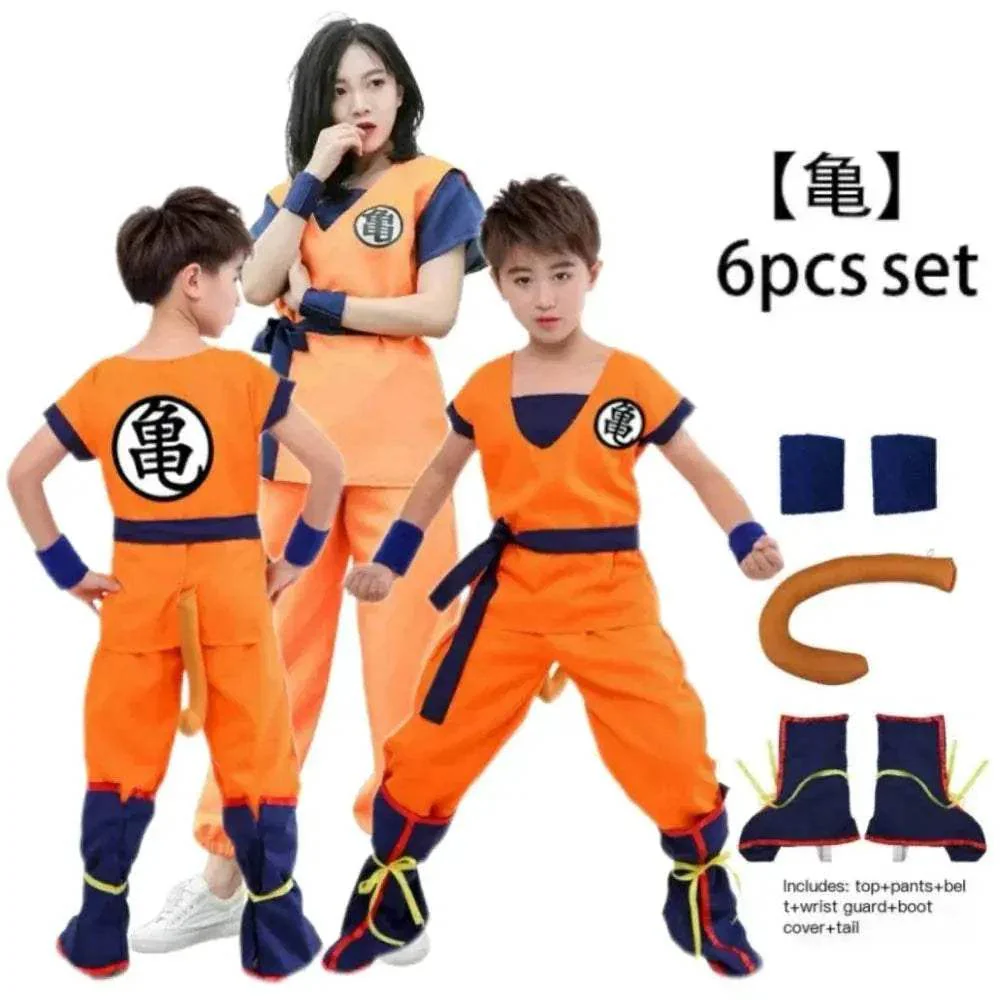 Premium Cosplay Costume Dragon Ball Goku Wig For Kids - Image 14