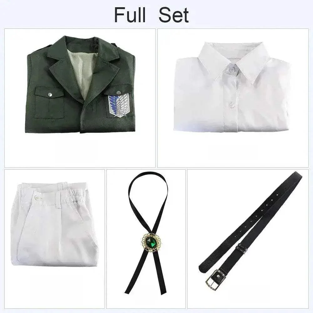 Premium Cosplay Costume Eren Levi Scouting Jacket Unisex - Image 6