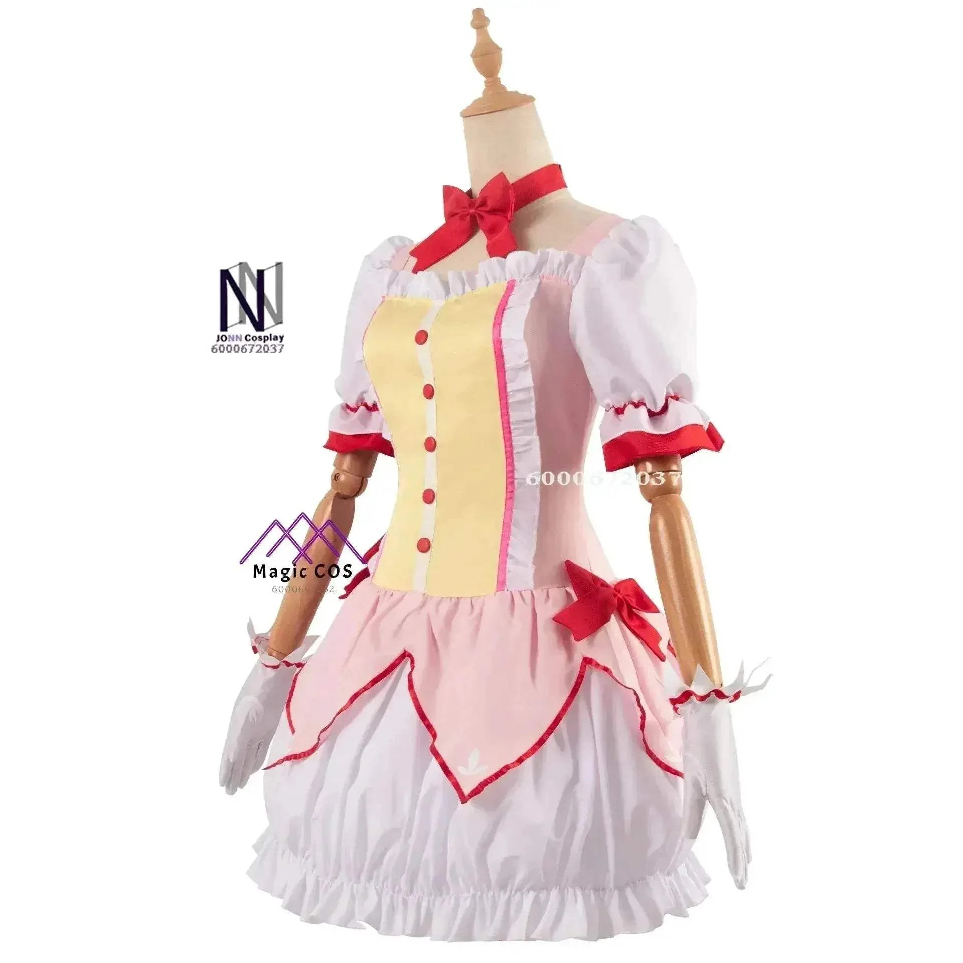 Premium Cosplay Costume Kaname Madoka Dress Wig For Women - Image 2