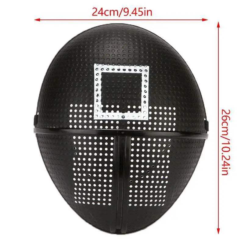 Premium Cosplay Mask Geometric Square Circle For Party - Image 8