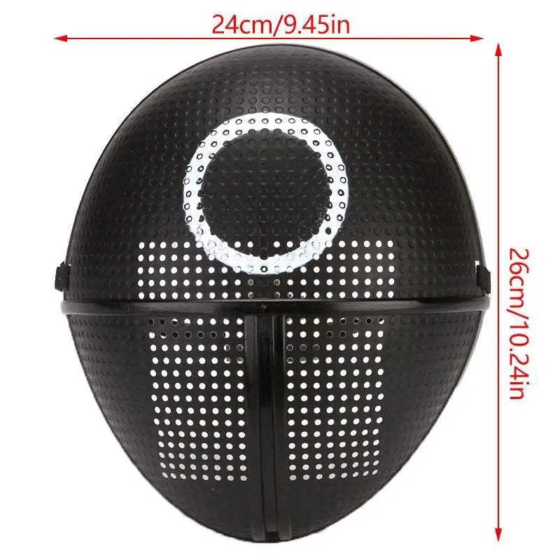 Premium Cosplay Mask Geometric Square Circle For Party - Image 9