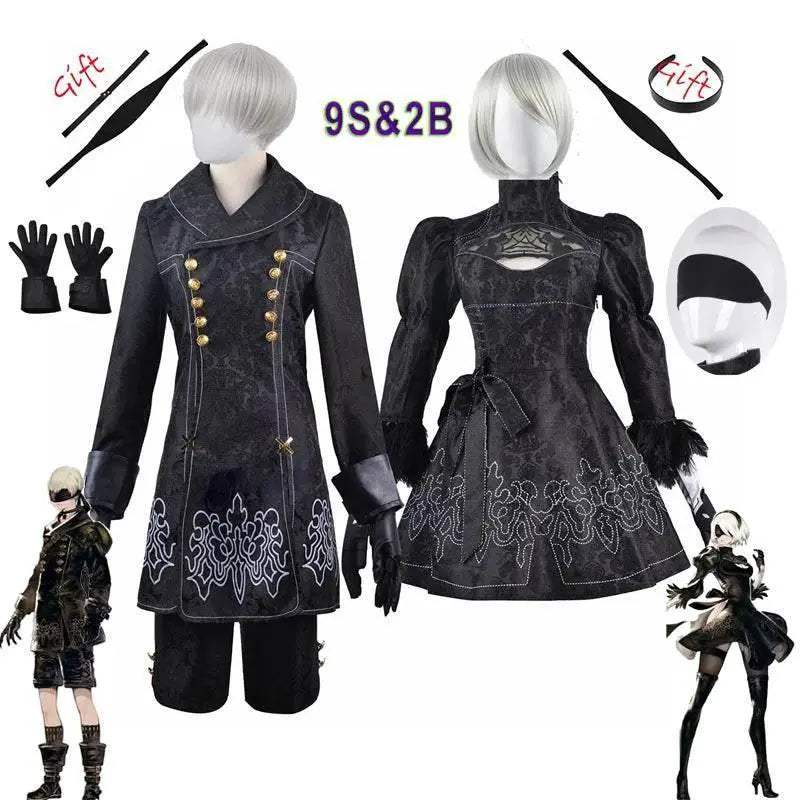 Premium Cosplay Suit Wig Included For Unisex Cosplay Party