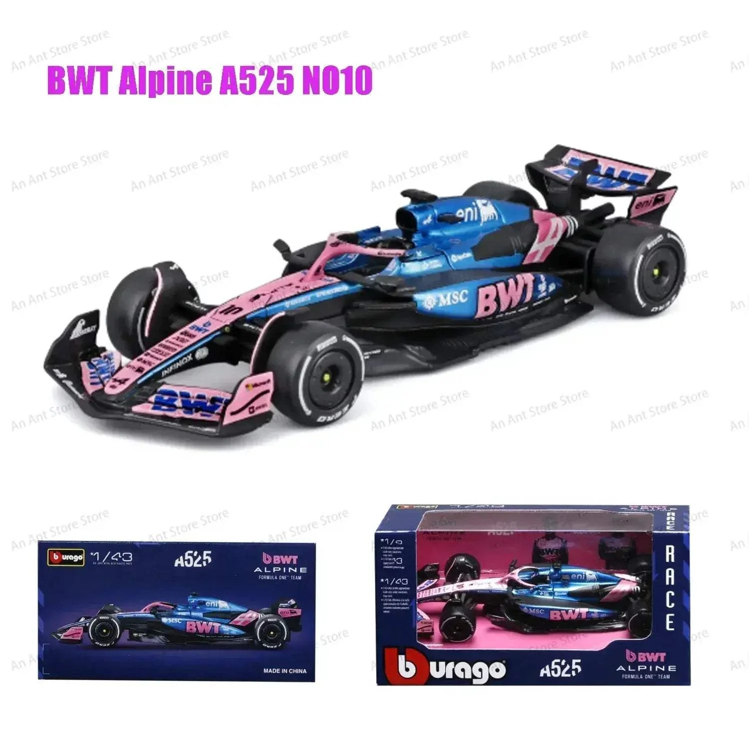 Premium Detail Alpine F1 Diecast Car 1 43 Scale Replica - Image 10