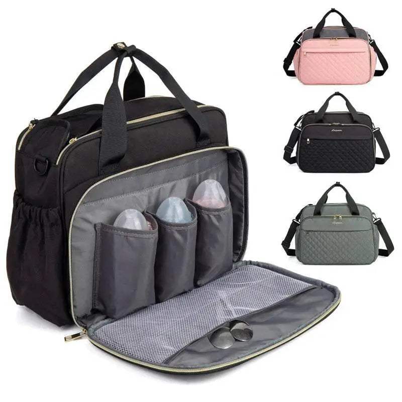 Premium Diaper Bag Large Capacity With Stroller Organizer For Moms On The Go Everyday