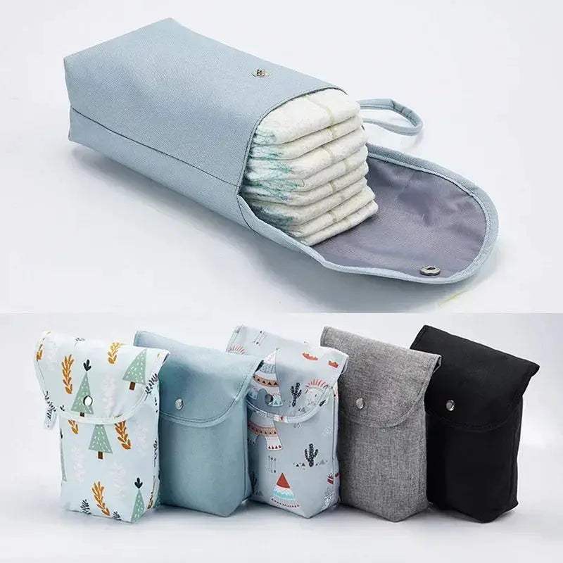 Premium Diaper Bag With Waterproof And Reusable Design For On The Go Moms