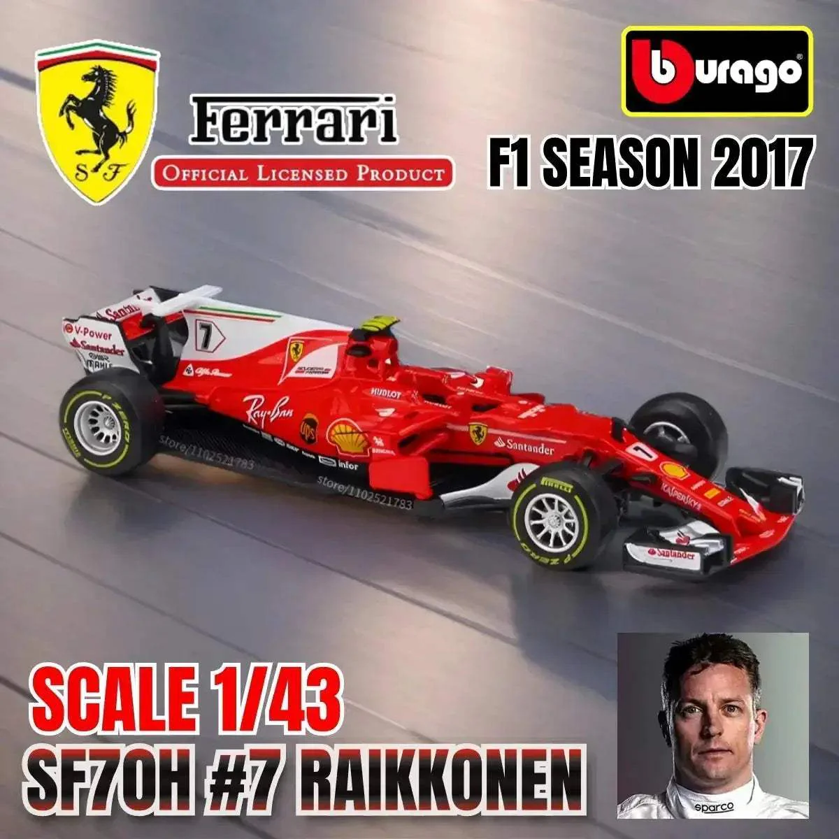 Premium Diecast 1to43 F1 Racing Car Model By Bburago - Image 20